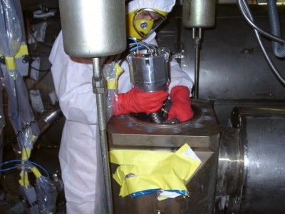 Visual inspection at the Neckarwestheim nuclear power station