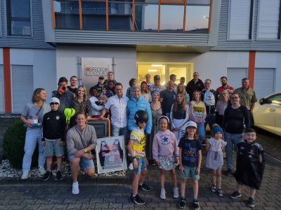 Summer barbecue with winter sports athelete Simon Jocher